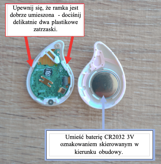 Wymiana baterii npr Tempdrop